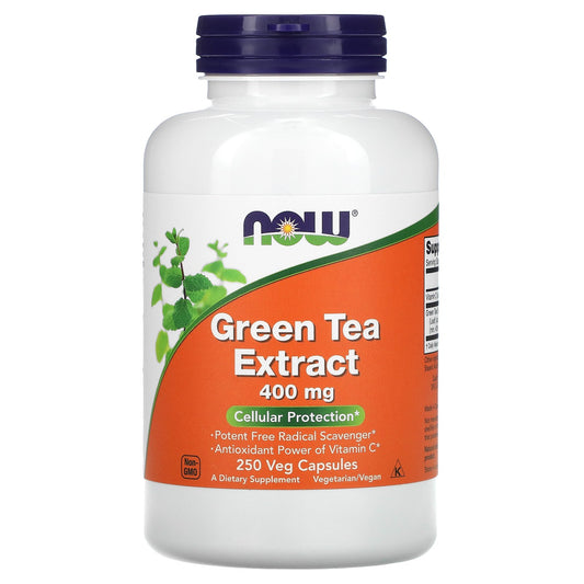 Now Foods, Green Tea Extract, 400 Mg Veg Capsules