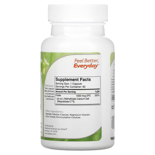Zahler, Methylfolate Capsules