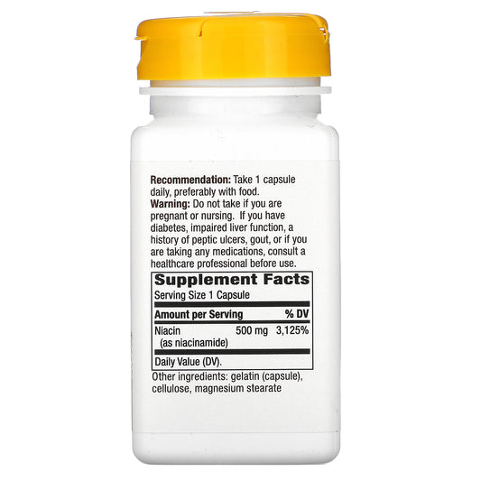 Nature'S Way, Niacinamide, 500 Mg, Capsules