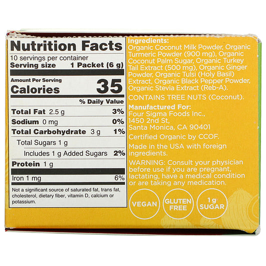 Four Sigmatic, Golden Latte Mix With Turkey Tail