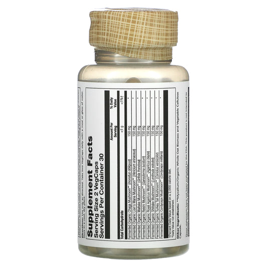 Solaray, Fermented Mushroom Complete