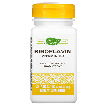 Nature'S Way, Riboflavin Vitamin B2, 400 Mg