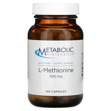 Metabolic Maintenance, L-Methionine, 500 Mg