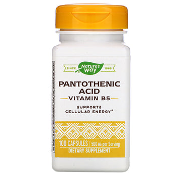 Nature'S Way, Pantothenic Acid, Vitamin B5, 250 Mg