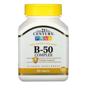 21St Century, B-50 Complex, Prolonged Release, Tablets