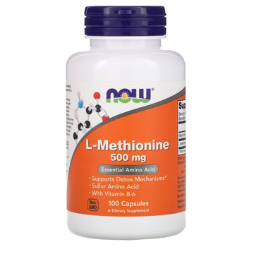 Now Foods, L-Methionine, 500 Mg