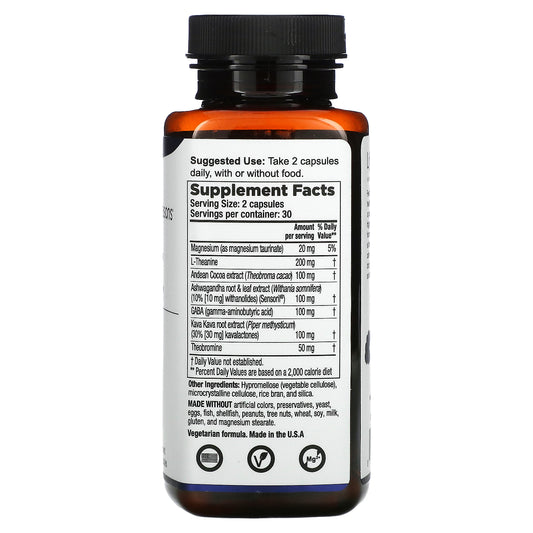 Lifeseasons, Anxie-T Stress Support Vegetarian Capsules