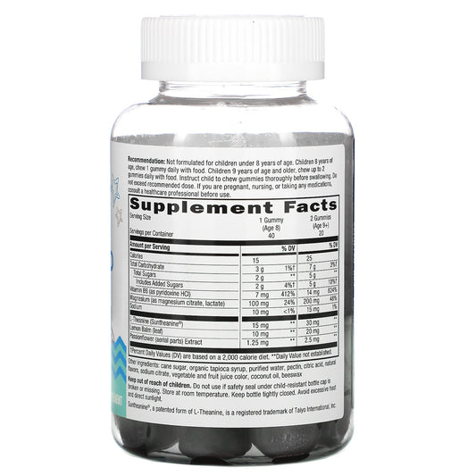 Nature'S Way, Kids, Cool, Calm & Collected, Ages 8 +, Grape