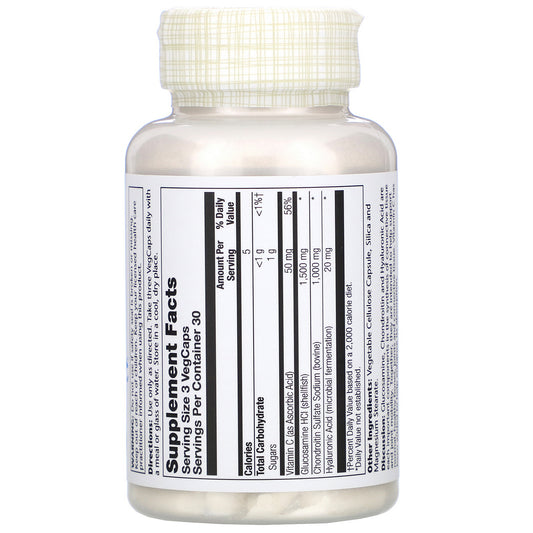 Solaray, Glucosamine Chondroitin Hyaluronic Acid