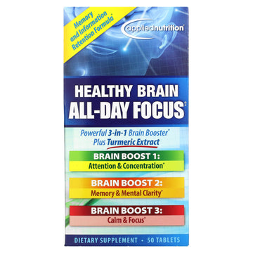 Appliednutrition, Healthy Brain All-Day Focus