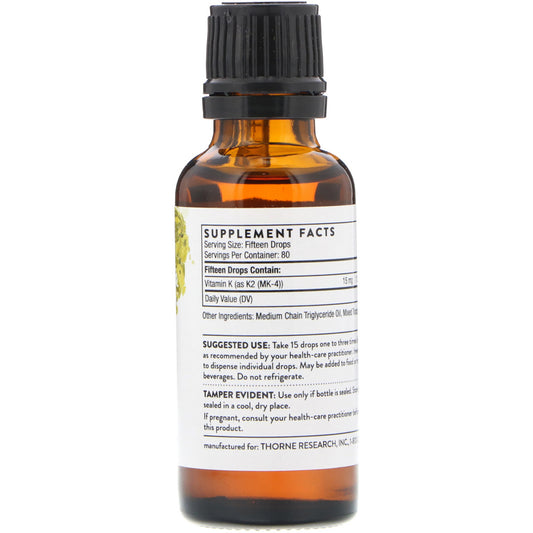 Thorne Research, Vitamin K2