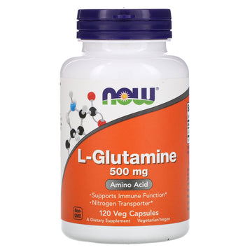 Now Foods Supplements, L-Glutamine 500 Mg, Nitrogen Transporter*, Amino Acid