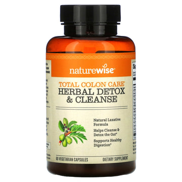 Naturewise, Total Colon Care, Herbal Detox & Cleanse Vegetarian Capsules