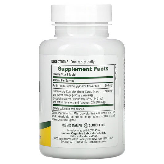 Nature'S Plus, Biorutin, 1000 Mg Tablets