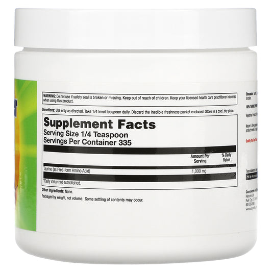 Nature'S Life, Taurine Powder, Unflavored