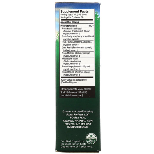 Fungi Perfecti, Stamets 7 Extract, Daily Immune Support (30 Ml)