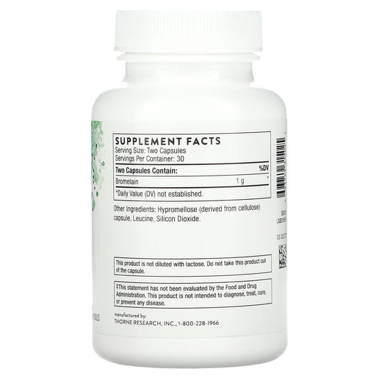 Thorne Research, M.F. Bromelain Capsules