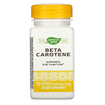 Nature'S Way, Beta Carotene, 8,336 Mcg, Softgels