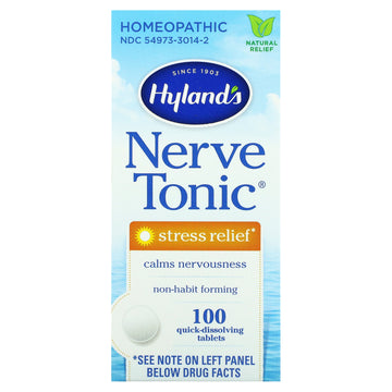 Hyland'S, Nerve Tonic, Stress Relief Quick-Dissolving Tablets