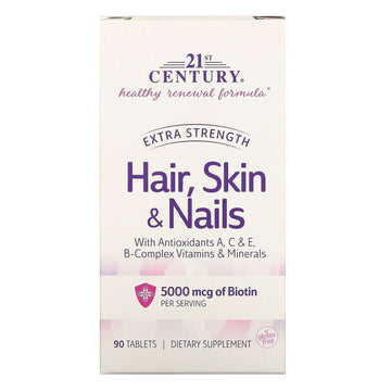 21st Century, Extra Strength Hair, Skin & Nails, Tablets