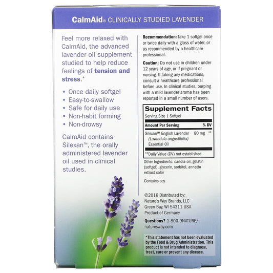 Nature'S Way, Calmaid, Clinically Studied Lavender