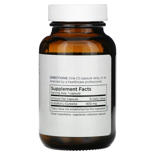 Metabolic Maintenance, Nac, 600 Mg Capsules