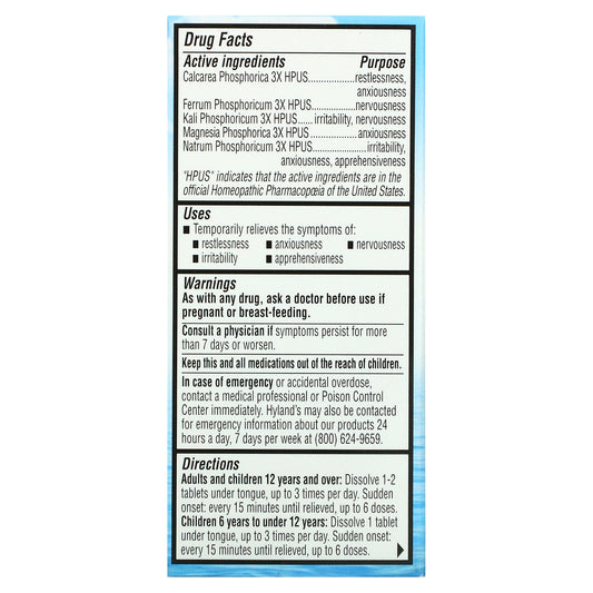 Hyland'S, Nerve Tonic, Stress Relief Quick-Dissolving Tablets