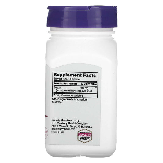 21St Century, Gelatin, 600 Mg,  Capsules