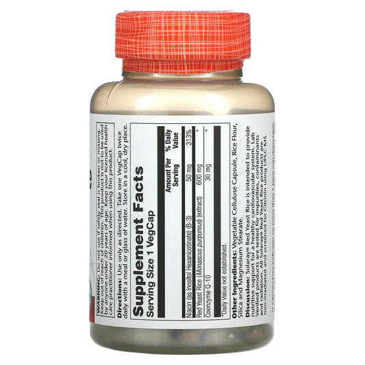Solaray, Red Yeast Rice Coq-10 Vegcaps