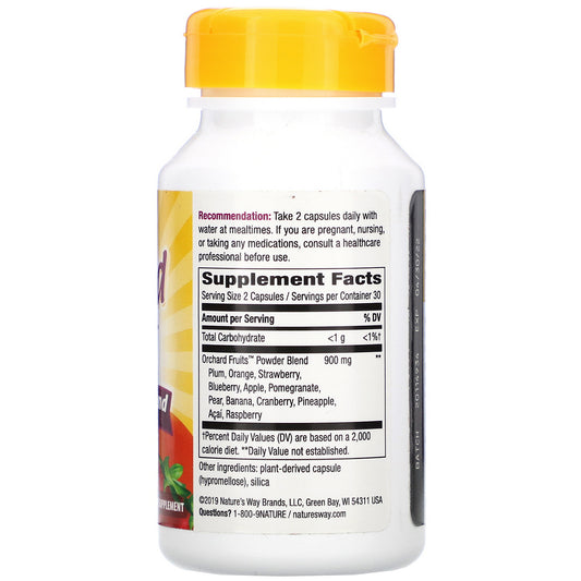 Nature'S Way, Orchard Fruits, Fruit Powder Blend, 450 Mg,  Vegetarian Capsules