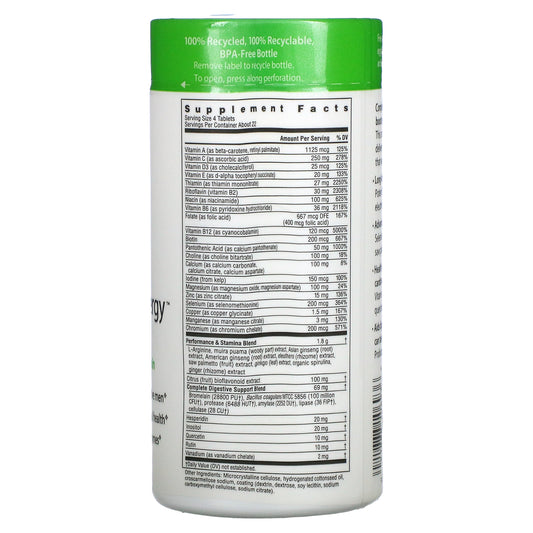 Rainbow Light, Performance Energy For Men, High Potency Multivitamin