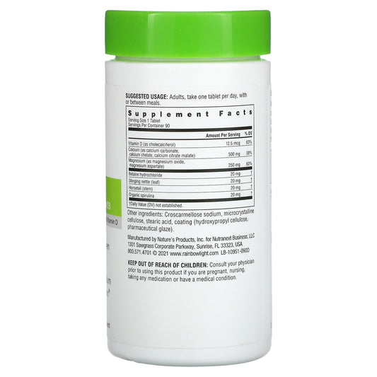 Rainbow Light, Calcium With Magnesium & Vitamin D3