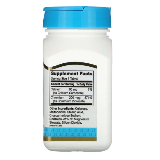 21St Century, Chromium Picolinate, 200 Mcg