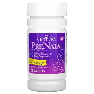 21St Century, Prenatal With Folic Acid, Tablets