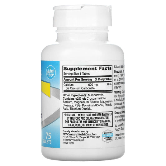 21St Century, Calcium Supplement 600