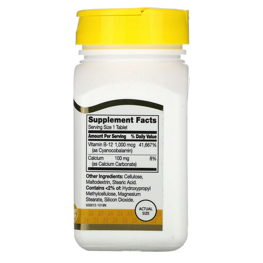 21St Century, B-12, Prolonged Release, 1,000 Mcg, Tablets