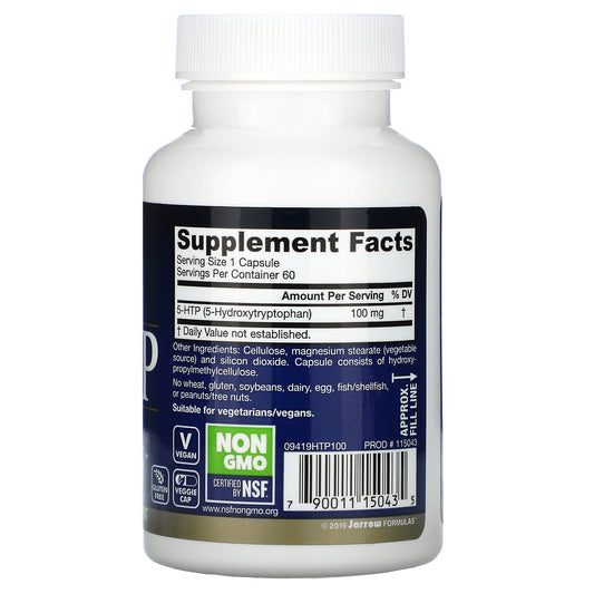 Jarrow Formulas, 5-Htp, 100 Mg