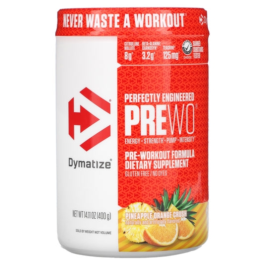 Dymatize Nutrition, Perfectly Engineered Pre Wo, Pre-Workout Formula,14.11 Oz (400 G)