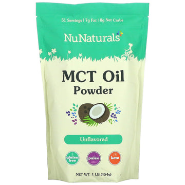 Nunaturals, Mct Oil Powder, Unflavored