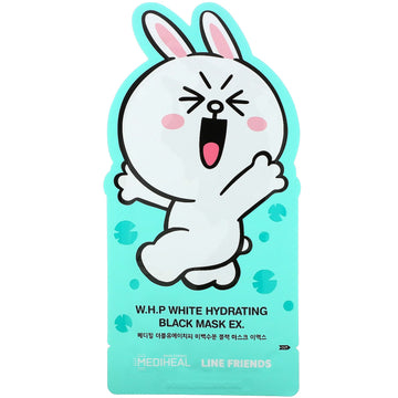 Mediheal, Line Friends, W.H.P White Hydrating Black Beauty Mask EX, 25 ml
