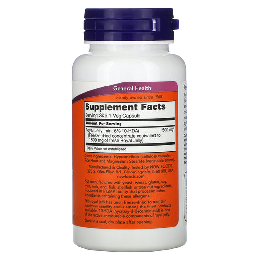 Now Foods, Royal Jelly, 1,500 Mg