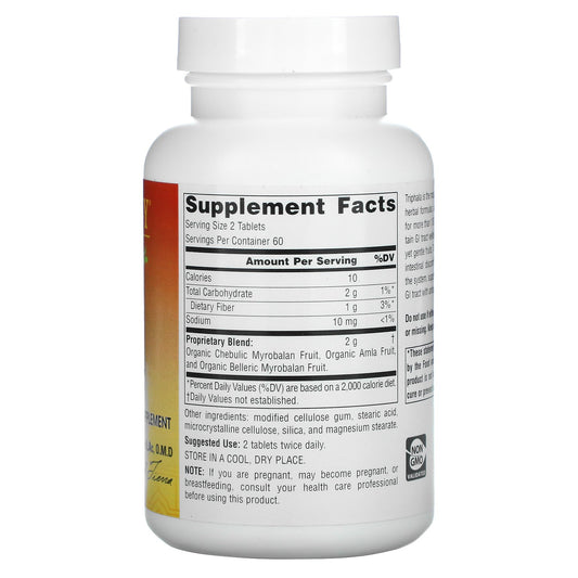 Planetary Herbals, Ayurvedics, Triphala, 1,000 Mg Tablets