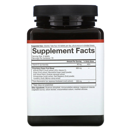 Youtheory, Resveratrol Tablets