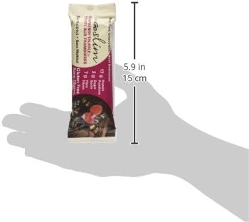 NuGo Slim Dark Chocolate Raspberry Truffle, 17g Protein, 2g Sugar, 7g