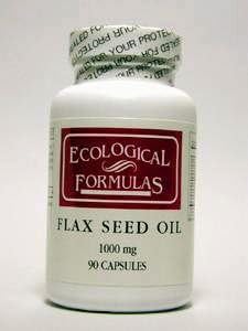 Ecological Formulas Flax Seed Oil (Organic) 90 Gels