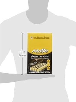 NuGo Protein Bar, Peanut Butter, 11g Protein, Gluten Free, 15 Count
