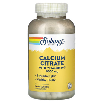 Solaray, Calcium Citrate With Vitamin D-3, 250 Mg