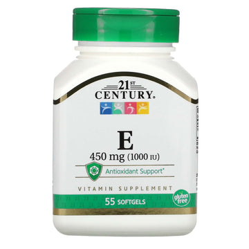 21St Century, E, 450 Mg (1,000 Iu)