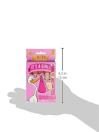 It'S A Girl Bubble Gum Cigar Classic Birth Announcments 5 Pack
