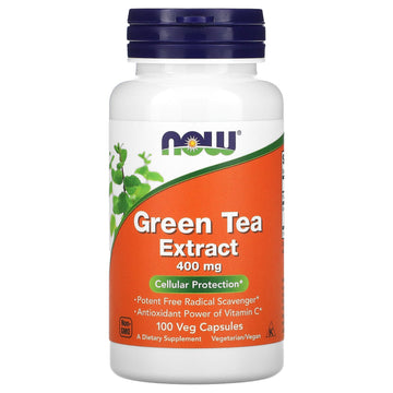 Now Foods, Green Tea Extract, 400 Mg Veg Capsules